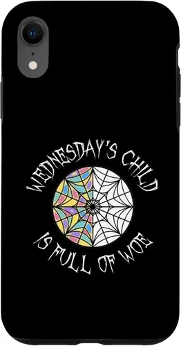 Vista 25 de Wednesday's Child Full of Woe - Carcasa redonda para iPhone 16