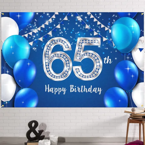 Vista 19 de HAMIGAR Fondo de pancarta de feliz cumpleaños número 10 de 6 x 4 pies, decoraciones de cumpleaños de 10 años, suministros de fiesta para niñas