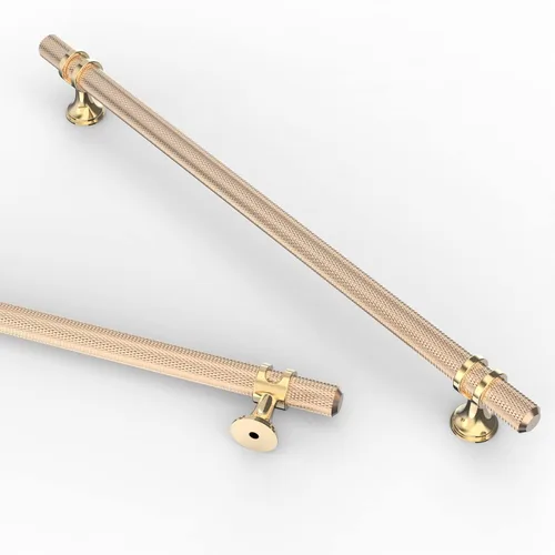 Vista 41 de Asidrama - Paquete de 10 manijas para gabinete de cocina de 3 pulgadas (76mm) de color negro mate y bronce champán, tiradores para gabinete