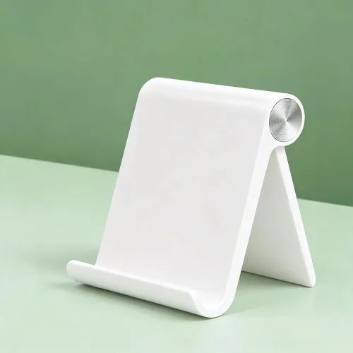 Vista 13 de Soporte para tableta, soporte plegable ajustable para teléfono celular, compatible con la mayoría de iPad y teléfonos inteligentes, accesorio