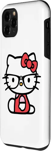 Vista 2 de Hello Kitty Estuche para Gafas Nerd para iPhone 11 Pro Max