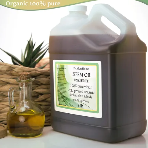 Vista 2 de Dr Adorable - 7 lb - Aceite de neem - Sin refinar 100% puro natural orgánico prensado en frío