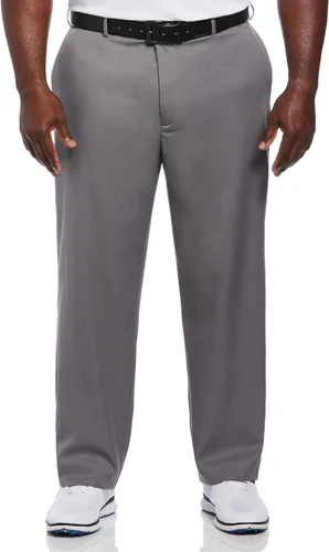 Vista 7 de PGA Tour Pantalón de golf con parte delantera plana para hombre con cintura expandible Asfalto