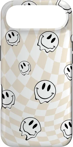 Vista 27 de Retro Swirl - Carcasa para iPhone 17, diseño de cara sonriente feliz