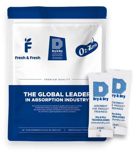 Vista 11 de Dry & Dry 0.02 oz [50 paquetes] Paquetes de gel de sílice seguros para alimentos y farmacéuticos desecantes - Paquetes de gel de sílice Tyvek®