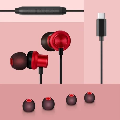 Vista 7 de PALOVUE Auriculares USB tipo C magnéticos con micrófono y control de volumen compatibles con Google Pixel, Samsung, Oneplus, Huawei, Sony, MacBook