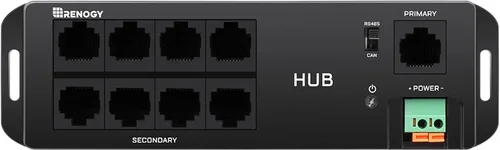 Vista 9 de Puerto de comunicación RS232 compatible con módulo Bluetooth Renogy RJ12, controladores de carga Rover/Wanderer/Adventurer, BT-1, color negro