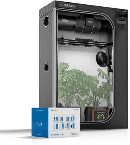 Vista 15 de AC Infinity Sistema de Cultivo AI Compacto 2x2, Kit de 1 Planta con Controlador AI de Autoaprendizaje, Flujo de Aire Dinámico y Control