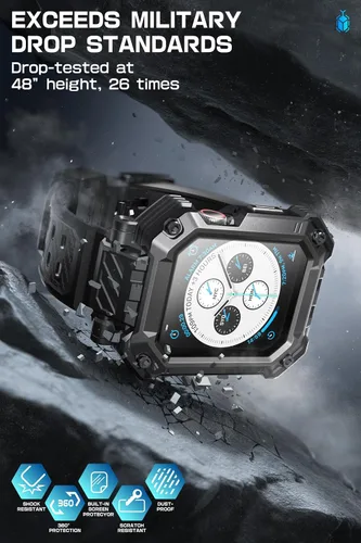 Vista 6 de SUPCASE Paquete para Apple Watch Series 8/7 [1.772 in]