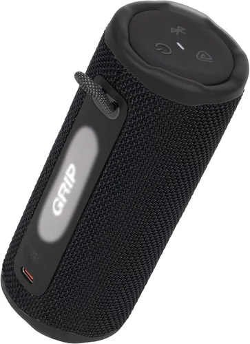 Vista 3 de JBL Grip Altavoz Bluetooth portátil negro (JBLGRIPBK) – Resistente al agua e impermeable IP68 Bluetooth 5.4 Aumento de sonido AI Batería de 14