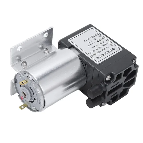 Vista 9 de Mini bomba de vacío DC 12V - Compresor de aire de bomba de micro diafragma de 6 W, bomba de succión de aire de presión negativa de aluminio