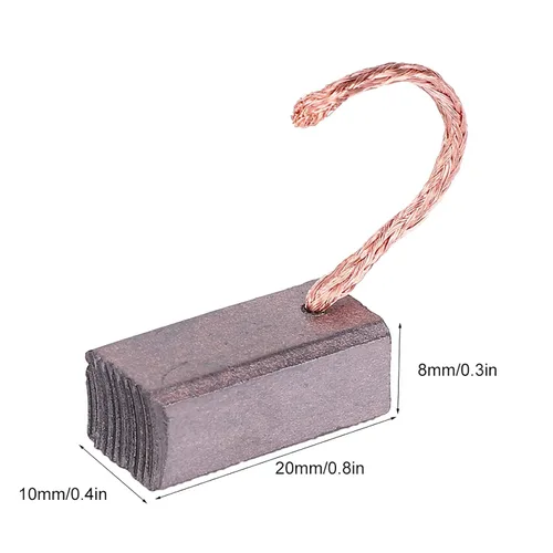 Vista 4 de Kadimendium Kits de reemplazo de cepillos de carbono J432A 0.315x0.394x0.787 in Cepillos eléctricos de repuesto para vehículos eléctricos Motor DC