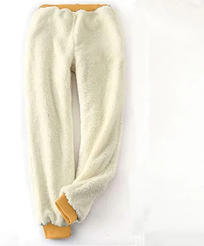Vista 3 de Oggfader Womens Winter 2 Piece Outfits Fleece Lined Crewneck Pullover Tops Drawstring Pants Sets Lounge Wear