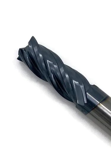 Vista 3 de 10pcs 3/8 "Tialn recubierto de carburo sólido molinos de extremo 4 Flt General Machining #GM1006