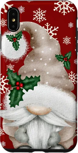 Vista 11 de Aesthetic Snowflake Cute Winter Gnome for Christmas Grandma Case for iPhone 17