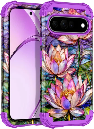 Vista 12 de Rancase Funda para Google Pixel 10 Pro XL 2025, brilla en la oscuridad de tres capas [protección de grado militar] resistente a prueba de golpes