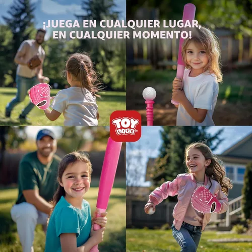 Vista 7 de TOY Life Juego de pelota en T para niños de 3-5, 5-8, juego de béisbol para niñas, juegos de soporte de pelota en T con guante de béisbol, camiseta