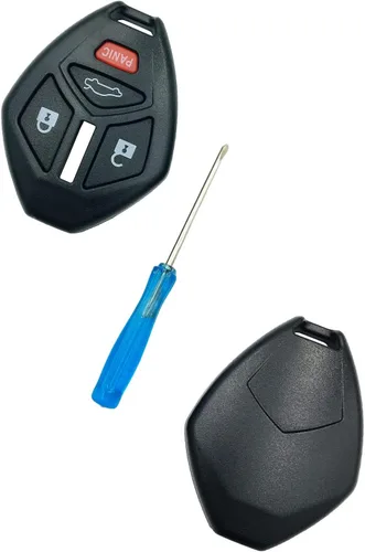 Vista 4 de No requiere corte: funda de repuesto para llavero remoto de entrada sin llave para Mitsubishi Eclipse Endeavor Galant Lancer Outlander