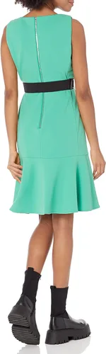 Vista 5 de Karl Lagerfeld Paris Vestido tubo de crepe para mujer