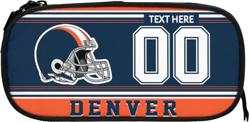 Vista 27 de Estuche para lápices Arizona, caja de lápices con nombre y número personalizados, estuche personalizado de estilo de fútbol, estuche de bolígrafo
