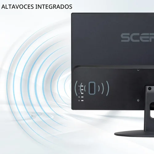 Vista 7 de Sceptre - Monitor LED delgado Prime de 24 pulgadas, 1080p 99% sRGB 2x HDMI VGA con altavoces integrados, color negro máquina