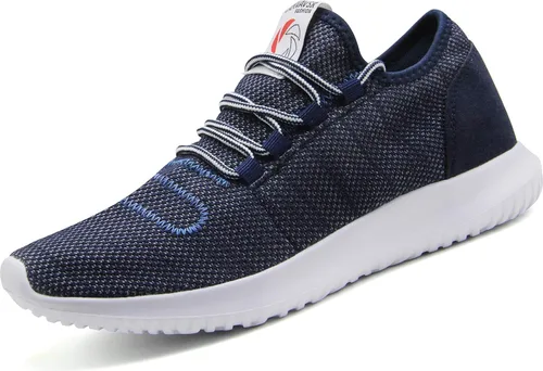 Vista 12 de Zapatillas de deporte para hombre, zapatillas de tenis casuales A-Negro