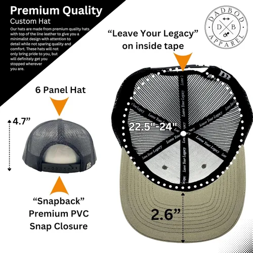 Vista 3 de Support Your Local Girl Dad Patch Hat - Classic Snapback Cap for Men - Premium Baseball Cap for Men - Gift for Fathers