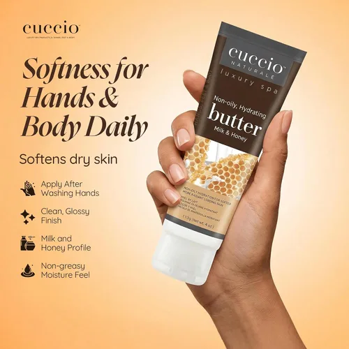 Vista 3 de Cuccio Naturale Luxury Spa Hydration Essentials Set – Proporciona hidratación nutritiva – Calma y suaviza la piel – Ofrece una sensación relajante