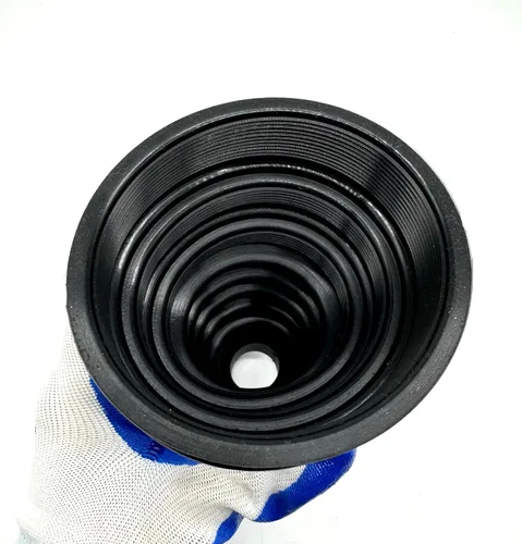 Vista 4 de Kit universal de arranque CV de eje pequeño, bota de polaina de junta de velocidad constante de silicona gruesa mejorada (negro)