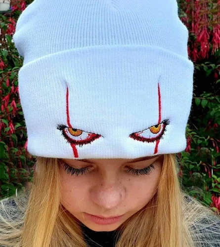 Vista 2 de Gorro de nivel pop divertido y único con acabado de trozo de tendencia duradero y clásico