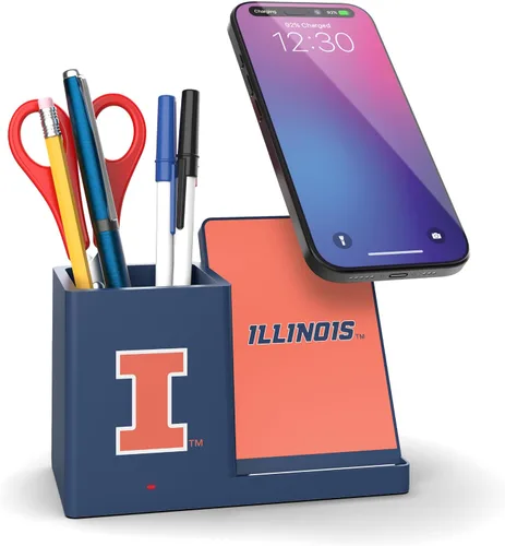 Vista 42 de SOAR NCAA - Soporte de carga inalámbrico unisex para teléfono celular y organizador de escritorio Color del