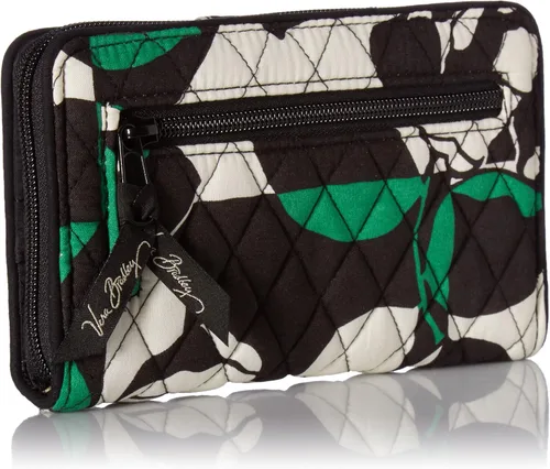 Vista 2 de Vera Bradley Women's Cotton Turnlock Wallet