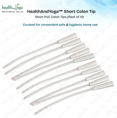 Vista 8 de SoulGenie HealthAndYoga™ Suministros de enema - 5.9 in sin molestias, puntas de colon de grado médico - Extremo redondeado flexible para inserción