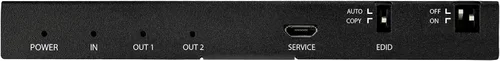 Vista 2 de StarTech.com Divisor HDMI de 2 puertos - 4K 60Hz con escalador incorporado - HDCP 2.2 - Emulación EDID - Sonido envolvente 7.1 (ST122HD20S)