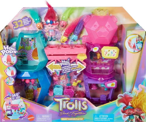 Vista 6 de Mattel Francia Club de Cristal Trolls Set