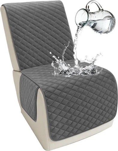 Vista 81 de Arfntevss Fundas para sofá seccional reclinable para sofá seccional en forma de L, funda antideslizante lavable para sofá reclinable con forma de L