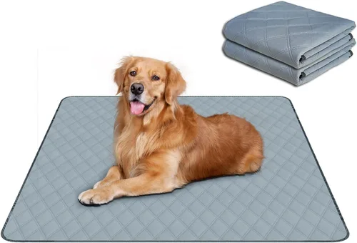 Vista 10 de RIOUSSI - Almohadillas reutilizables para orina para perros, cachorros, lavables, absorbentes, a prueba de fugas Soft Material Non-Slip Bottom