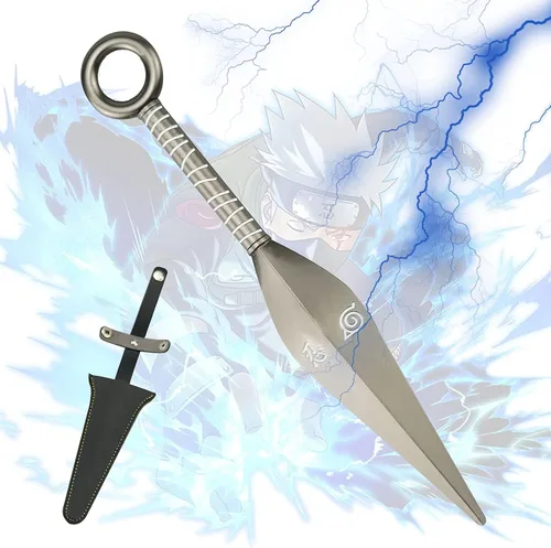 Vista 3 de 8.66 in Kunai-Uzumaki Kakashi Namikaze Minato Kunai Cosplay