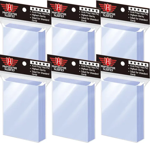 Vista 7 de 100 fundas transparentes para tarjetas intercambiables, fundas de plástico suave para tarjetas de béisbol, tarjetas deportivas, tarjetas de juego