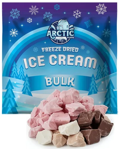 Vista 72 de Arctic Farms Trozos de Helado Liofilizado Empaquetados y en Caja - No se Derrite (1 libra, S'mores)