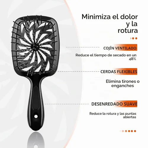Vista 2 de Set de 11 piezas de cepillo para el cabello, cepillo para desenredar y botella de spray, 3 piezas de cepillo de pelo liso para niños pequeños