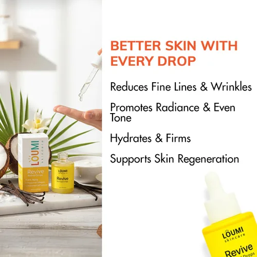 Vista 8 de LOUMI Skincare Daily Duo - Gotas de retinol Rose Glow and Revive - Aceite facial hidratante - Hidratación ligera - Vegano, sin parabenos, sin