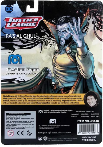 Vista 5 de DC: Ra's al Ghul - Figura de acción de 8 pulgadas
