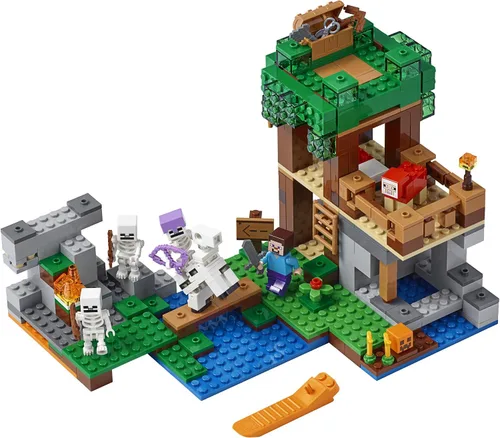 Vista 2 de LEGO 21146 Minecraft El ataque de esqueleto - Kit de construcción (457 piezas)