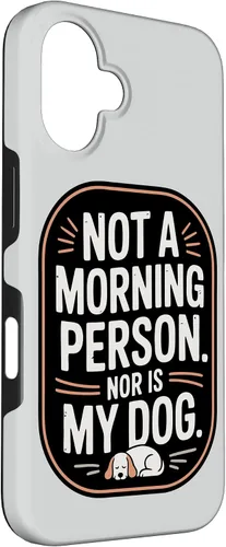 Vista 3 de Dog Owner Dog Parent Morning Case for iPhone 16