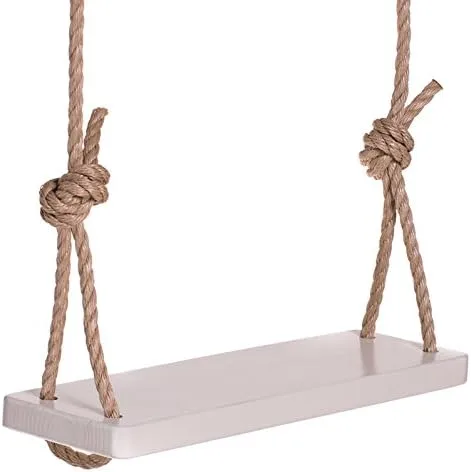 Vista 5 de Porchgate Amish Made - Columpio de madera resistente para adultos y niños en color verde cactus, cuerdas incluidas, capacidad de peso de 500 libras
