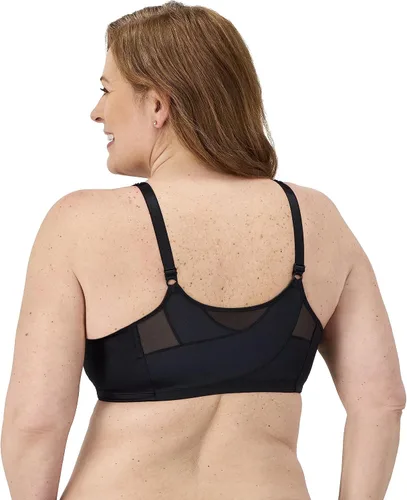 Vista 4 de Playtex Brasier inalámbrico de 18 horas con cierre frontal adicional para mujer, soporte trasero USE52E