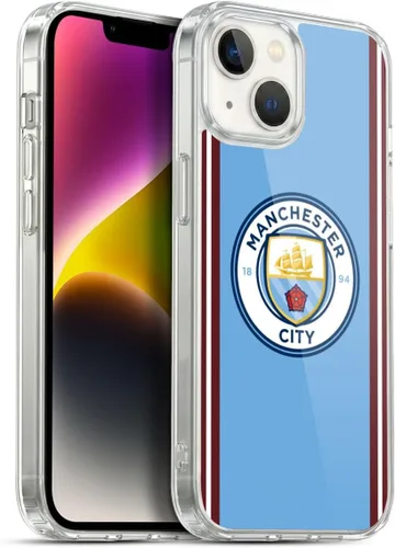 Vista 97 de Head Case Designs Funda de gel con licencia oficial del Manchester City Man City FC Away 2022/23 [protección de grado militar] compatible con Apple