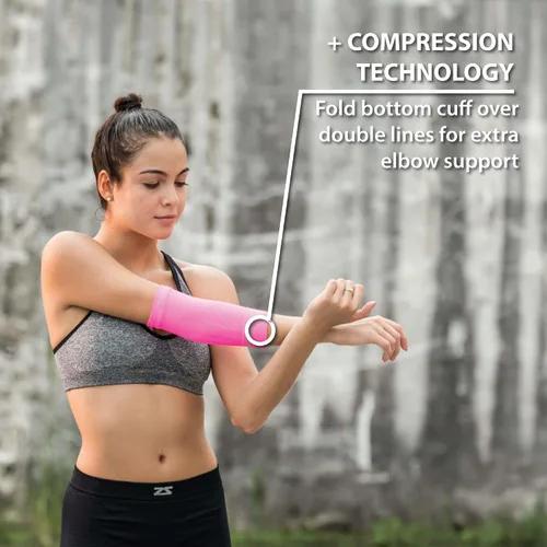 Vista 5 de Zensah manga de compresión para codo de tenista para tendinitis del codo, codo de tenista, codo de golfista - soporte del codo, dispositivo