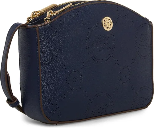 Vista 4 de Anne Klein Bandolera cruzada con triple compartimento con logotipo de anillo personalizado